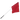 21207 flag training stick silver 48in red flag w72
