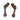 Cowboy Spur Straps Leather Tooled with Stainless Steel Buckle