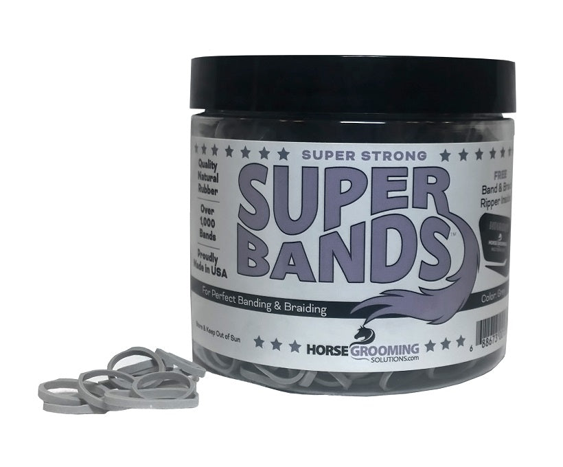Super Bands Jar-Grey
