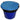 Colored Bucket Top - Large Blue