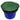 Colored Bucket Top - Large Hunter Green