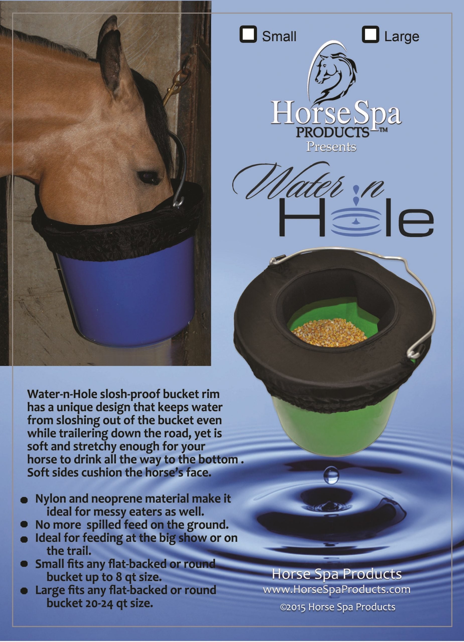 Water-n-Hole Slosh-Proof Bucket Top