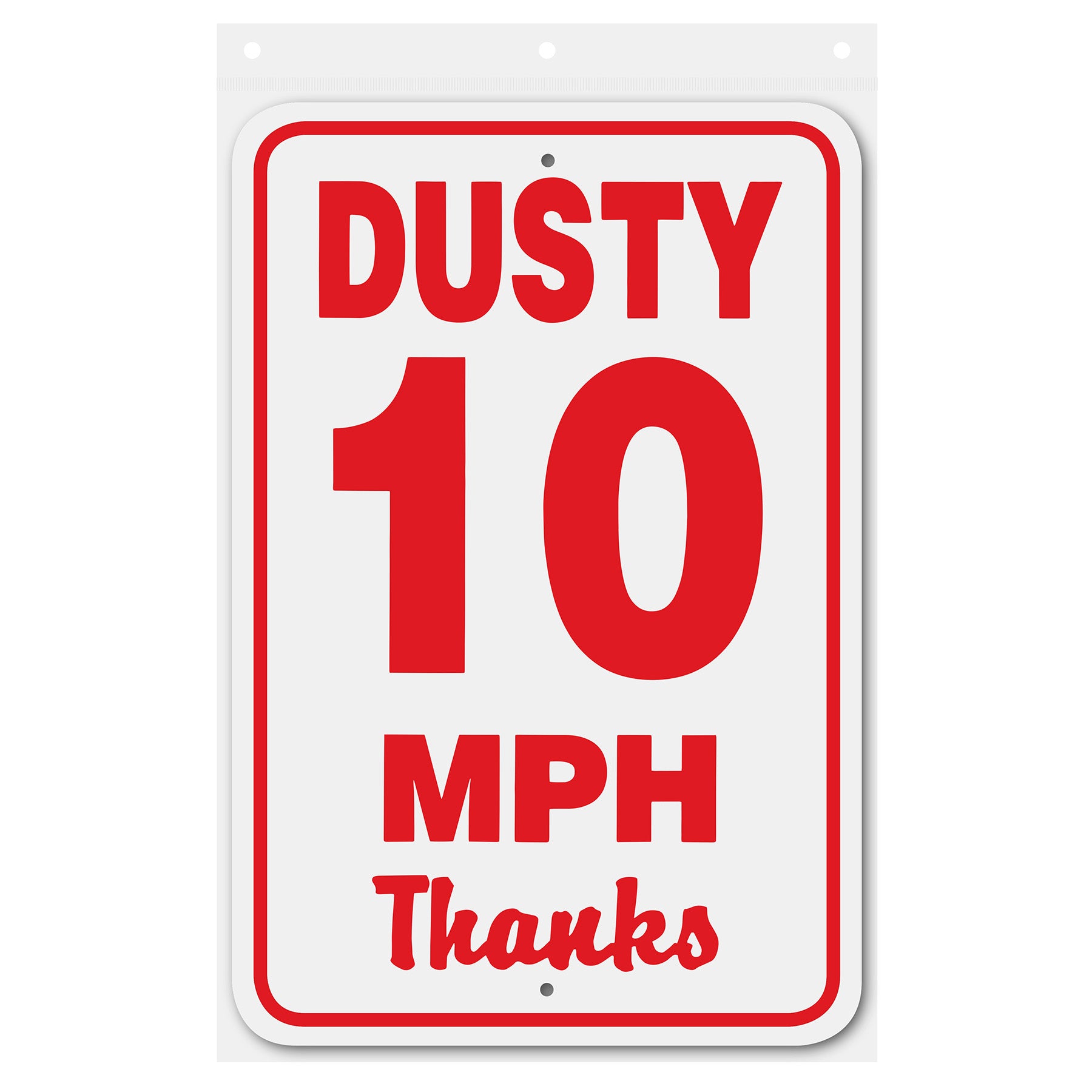 10 mph (dusty) 12x18 146720 front