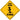 Old Skier Xing Sign Aluminum 12 in X 12 in #20942