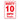 10 MPH (Dusty) Sign Aluminum 12 in X 18 in #146720