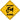 Python Xing Sign Aluminum 12 in X 12 in #20886