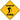 Backpacker Xing Sign Aluminum 12 in X 12 in #20935