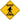 Bigfoot Xing Sign Aluminum 12 in X 12 in #20776