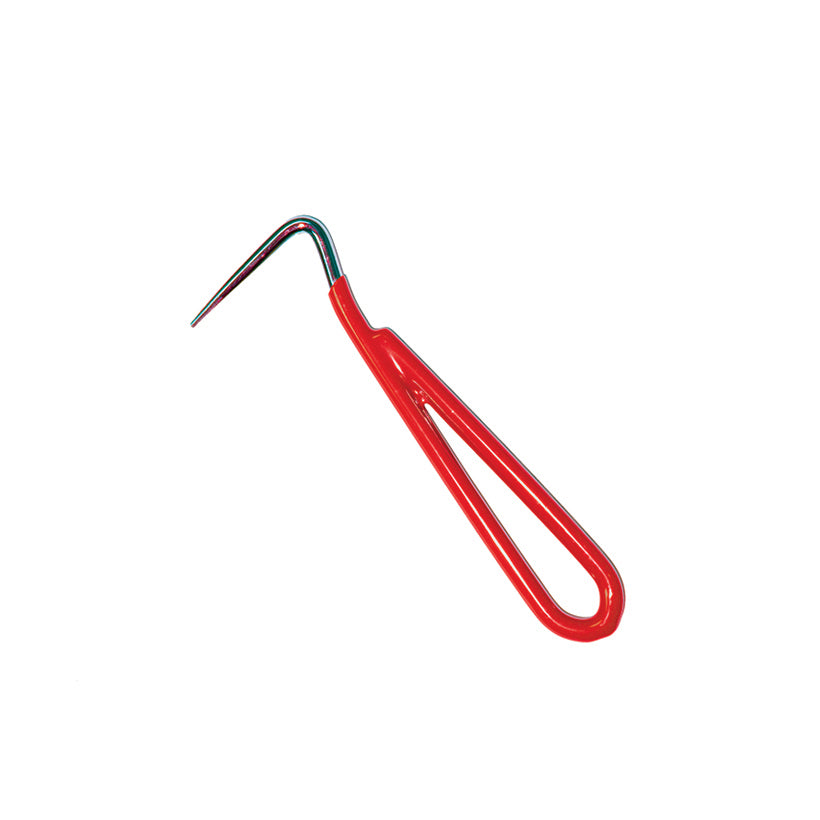 45403 hoof pick with pe coated handle red w72