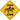 Zebra Xing Sign Aluminum 12 in X 12 in #20764