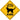 Russian Blue Xing Sign Aluminum 12 in X 12 in #20917