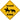 Packer Xing Sign Aluminum 12 in X 12 in #20675