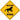 Mustang Xing Sign Aluminum 12 in X 12 in #20664