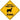 American Cream Draft Xing Sign Aluminum 12 in X 12 in #20834