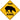 Tapir Xing Sign Aluminum 12 in X 12 in #201004