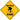 Bicycle Xing Sign Aluminum 12 in X 12 in #20420