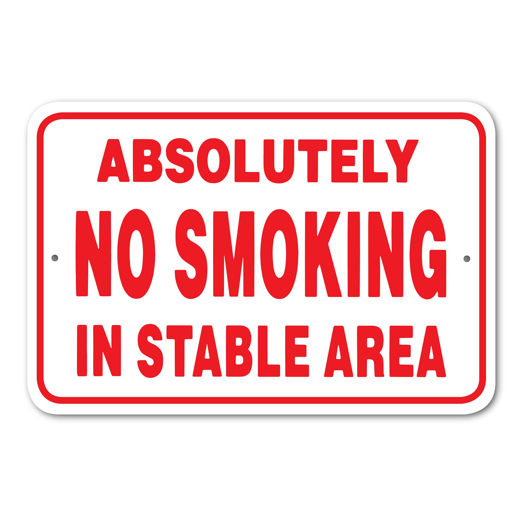 absolutely no smoking in stable area 12x18 146671 main