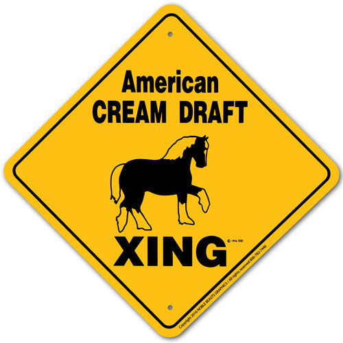 American Cream Draft Xing-Sign