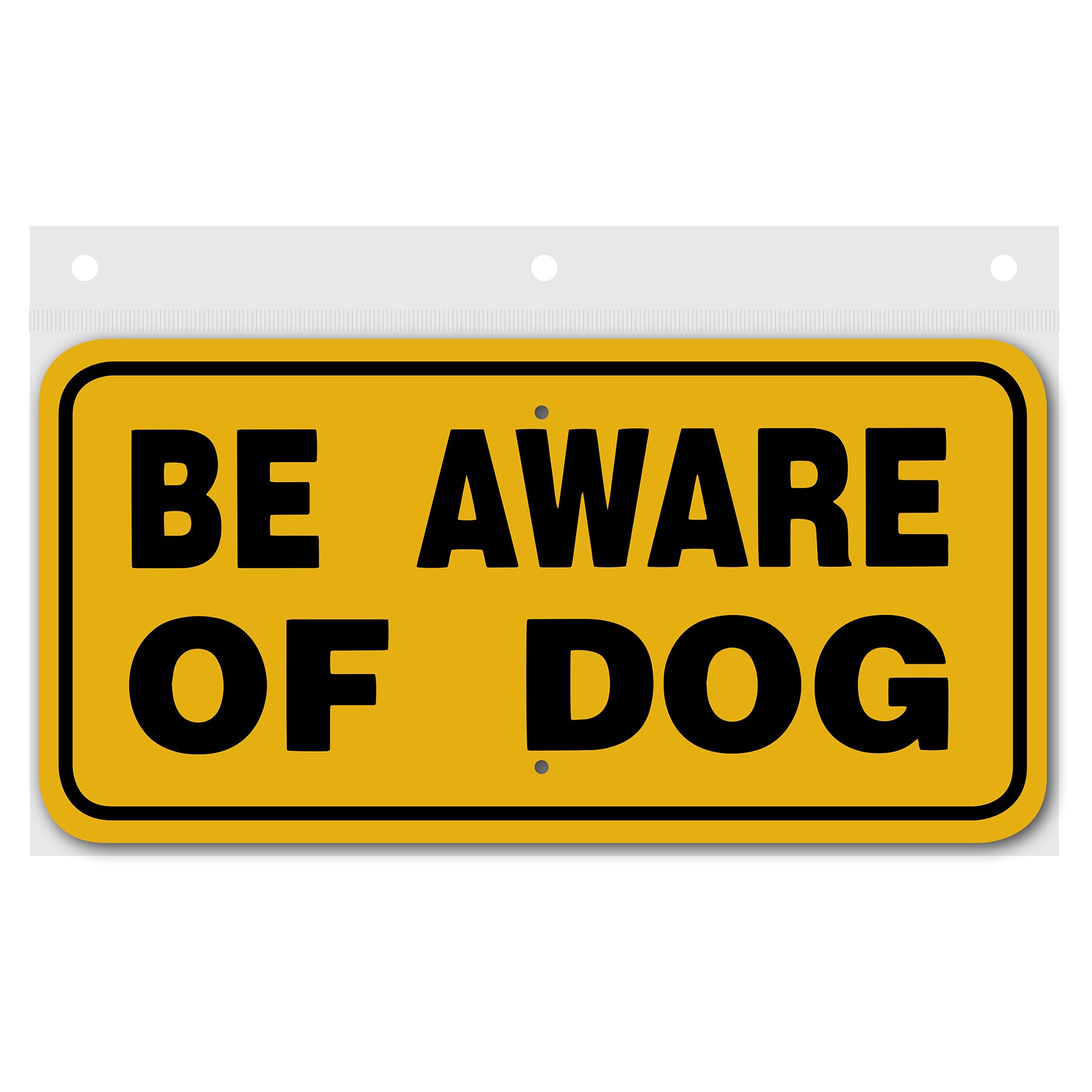be aware of dog 3444444 front