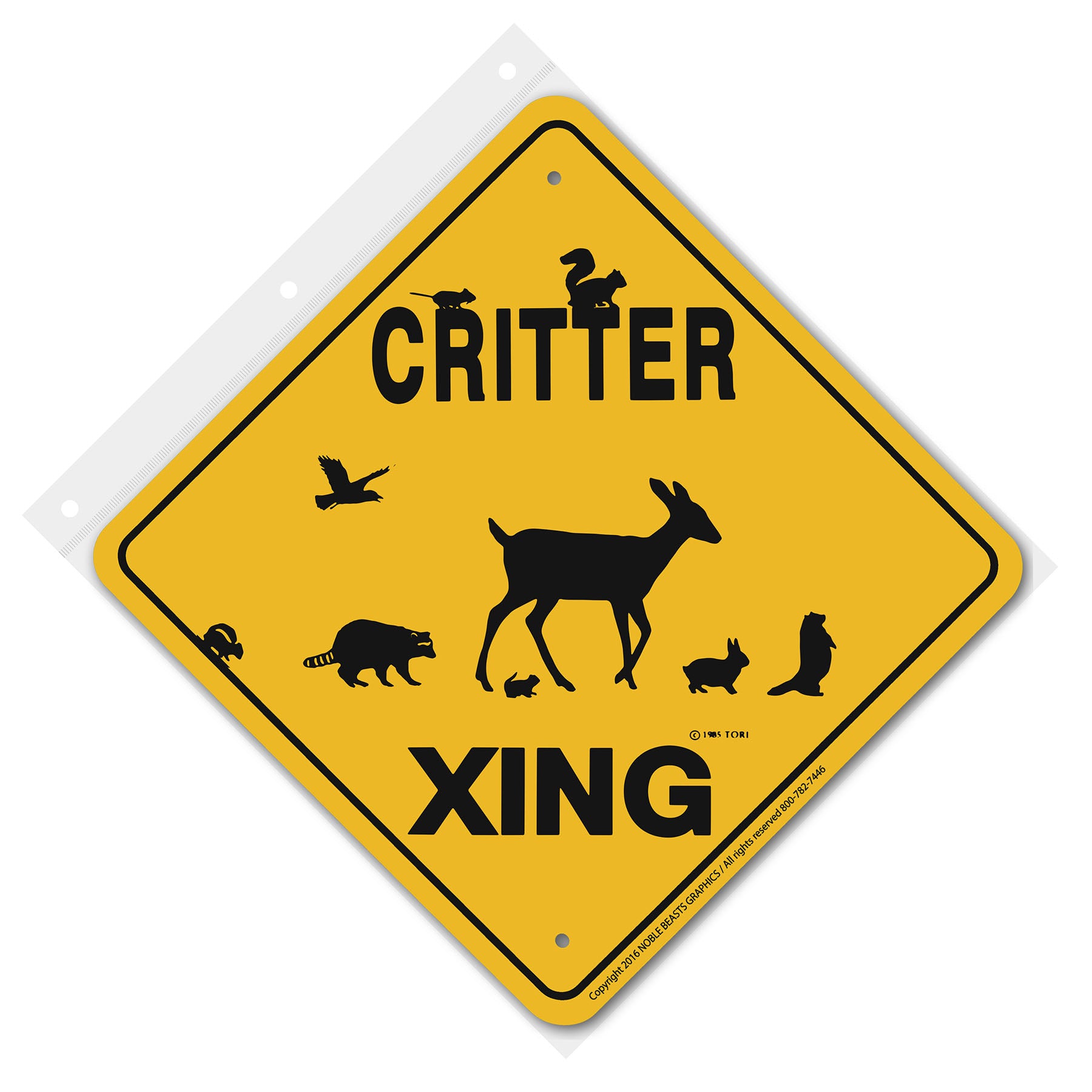 critter (woodland) xing 20392 front
