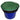 Colored Bucket Top Small - Hunter Green