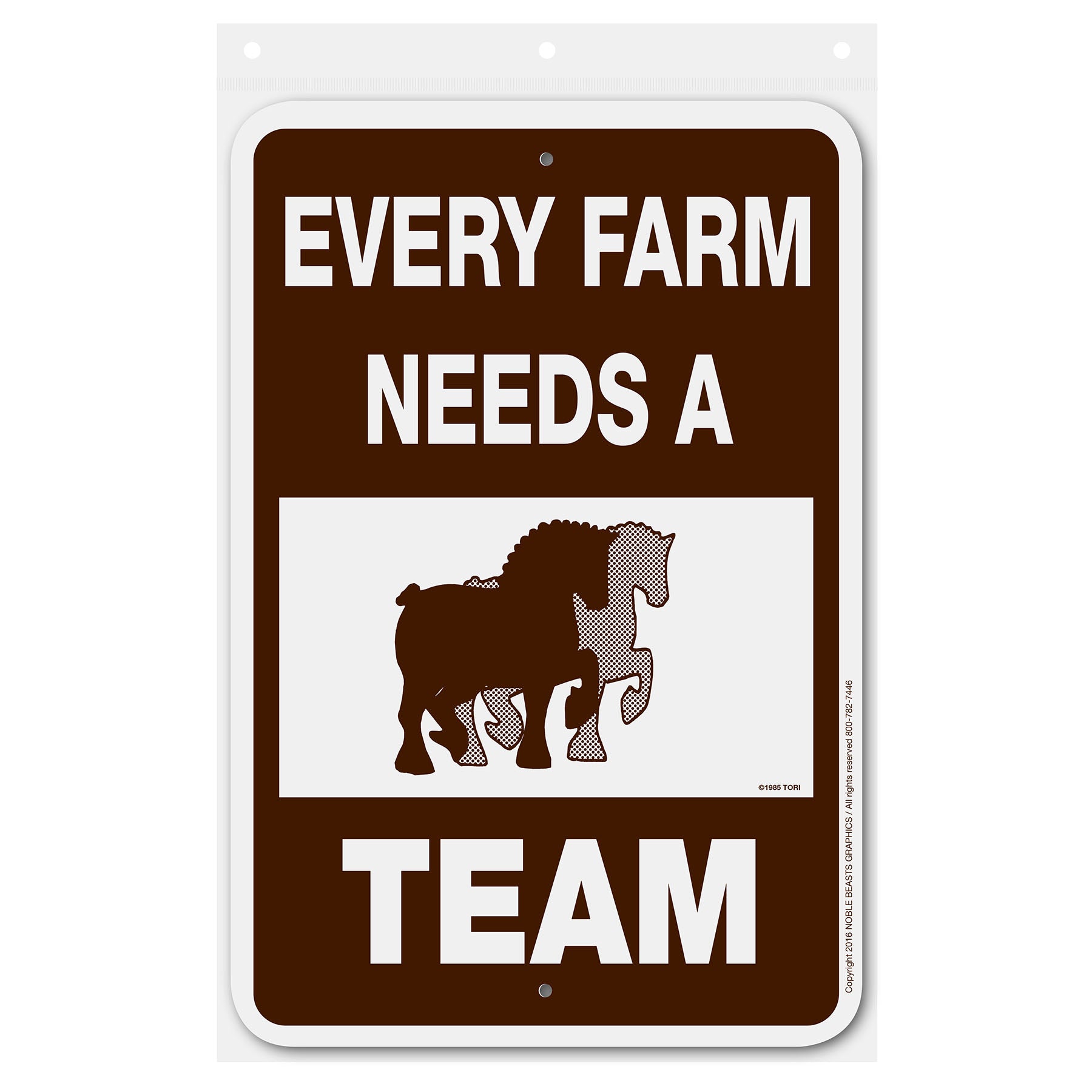 every farm needs a team 12x18 146697 front