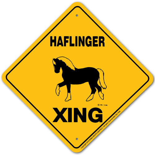Haflinger Xing-Sign