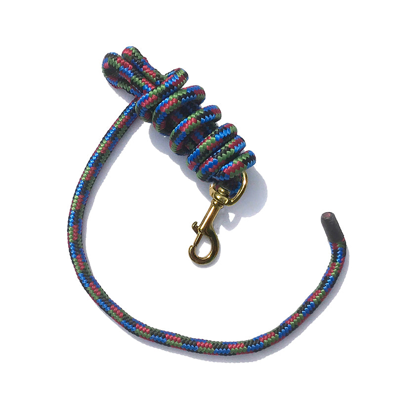 5/8" Poly Lead - Turquoise & Blue