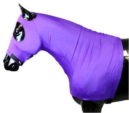 Sleazy Sleepwear for Horses Stretch Hood Purple