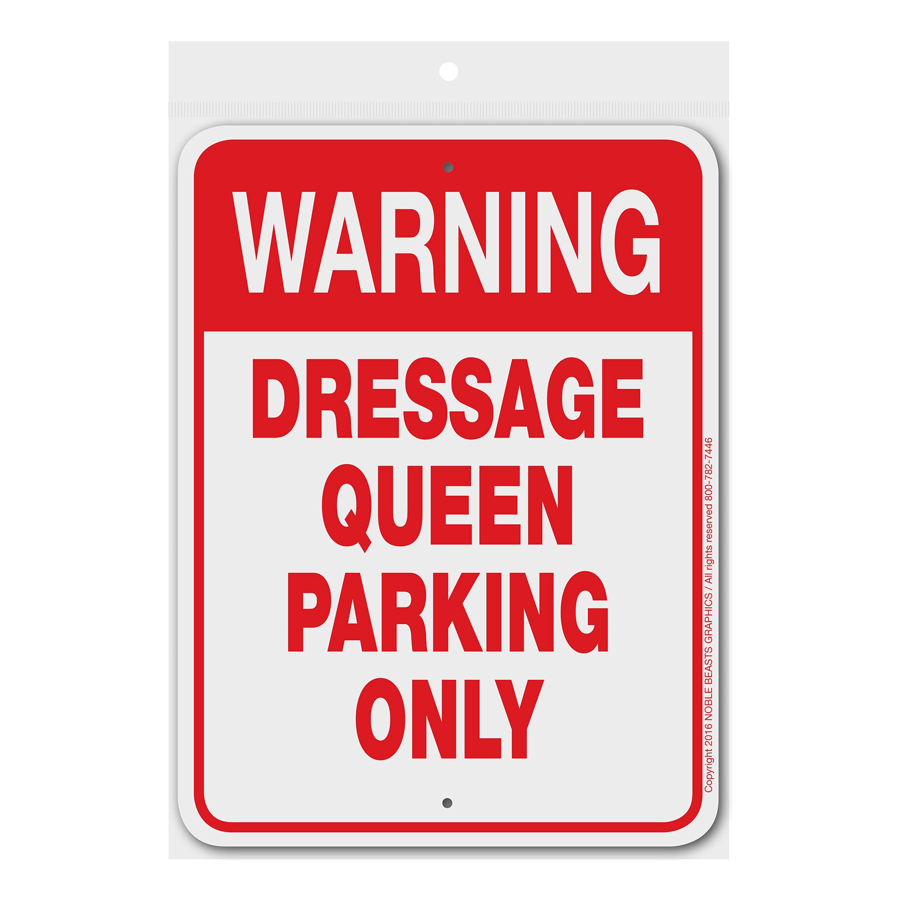 warning dressage queen parking only 3245397 front