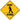Skier (Cros Country) Xing Sign Aluminum 12 in X 12 in #20937