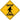 Bigfoot Xing Sign Aluminum 12 in X 12 in #20BFT