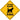 Otter Hound Xing Sign Aluminum 12 in X 12 in #20640
